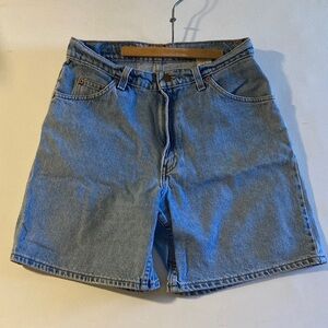 VINTAGE ORANGE LABEL LEVIS SIZE 11 JEAN SHORTS